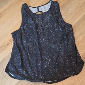 Lululemon Athletica Sparkling Black Tank Top